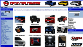 What Toysfortrucks.com website looked like in 2017 (6 years ago)