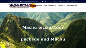 What Toursmachupicchu.com website looked like in 2017 (6 years ago)