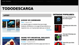 What Tododescarga.org website looked like in 2017 (6 years ago)