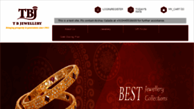 What Tbjewellery.com website looked like in 2017 (6 years ago)