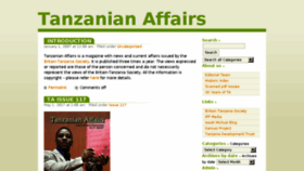What Tzaffairs.org website looked like in 2017 (6 years ago)