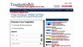What Traghettiweb.it website looked like in 2017 (6 years ago)