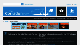 What The-corrado.net website looked like in 2017 (8 years ago)
