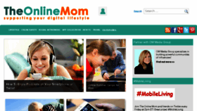 What Theonlinemom.com website looked like in 2017 (6 years ago)