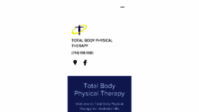 What Totalbody.com website looked like in 2017 (6 years ago)