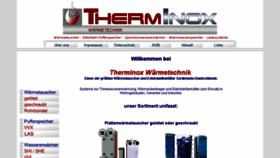 What Therminox.de website looked like in 2017 (6 years ago)