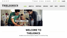 What Thelionics.com website looked like in 2017 (6 years ago)
