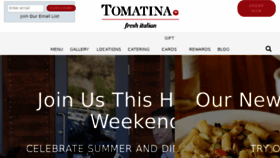 What Tomatina.com website looked like in 2017 (6 years ago)