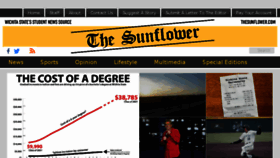 What Thesunflower.com website looked like in 2017 (6 years ago)