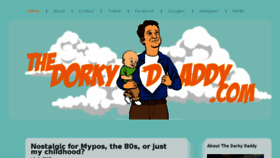 What Thedorkydaddy.com website looked like in 2017 (6 years ago)