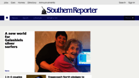 What Thesouthernreporter.co.uk website looked like in 2017 (6 years ago)