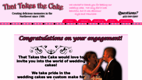 What Thattakesthecakes.com website looked like in 2017 (6 years ago)