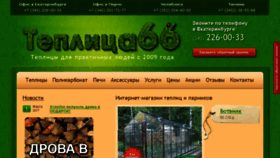 What Teplica66.ru website looked like in 2017 (6 years ago)