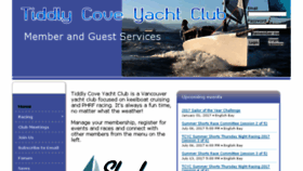 What Tiddlycove.bc.ca website looked like in 2017 (6 years ago)