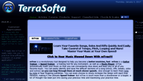 What Terrasofta.com website looked like in 2017 (6 years ago)