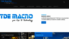 What Tdemacno.it website looked like in 2017 (6 years ago)