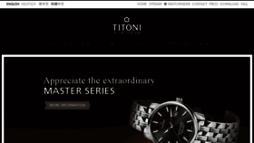 What Titoni.ch website looked like in 2017 (6 years ago)