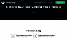 What Ticketswap.at website looked like in 2017 (6 years ago)