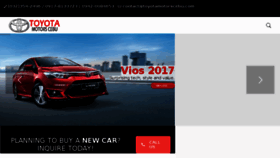 What Toyotamotorscebu.com website looked like in 2017 (6 years ago)