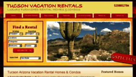 What Tucsonvacationrentals.com website looked like in 2017 (6 years ago)
