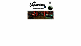 What Thevaporizeshop.com website looked like in 2017 (6 years ago)