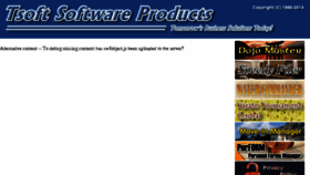 What Tsoftsoftware.com website looked like in 2017 (6 years ago)