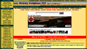 What Trolejbus.cz website looked like in 2017 (6 years ago)
