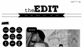 What Theedit.com.au website looked like in 2017 (6 years ago)