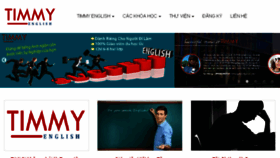 What Timmyenglish.com.vn website looked like in 2017 (6 years ago)