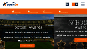 What Trophies2u.co.uk website looked like in 2017 (7 years ago)