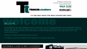 What Trailertrailers.com.au website looked like in 2017 (6 years ago)