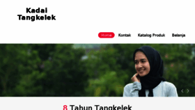 What Tangkelek.com website looked like in 2017 (6 years ago)