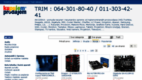 What Trim.kpizlog.rs website looked like in 2017 (6 years ago)