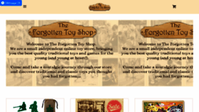What Theforgottentoyshop.co.uk website looked like in 2017 (6 years ago)