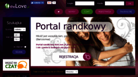 What Thelove.pl website looked like in 2017 (6 years ago)