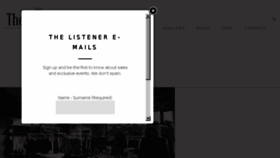 What Thelistener.de website looked like in 2017 (6 years ago)