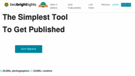 What Twobrightlights.com website looked like in 2017 (6 years ago)
