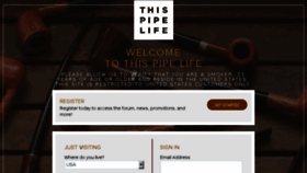 What Thispipelife.com website looked like in 2017 (6 years ago)