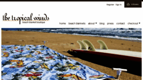 What Thetropicalwinds.com website looked like in 2017 (6 years ago)