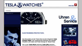 What Teslawatches.com website looked like in 2017 (6 years ago)