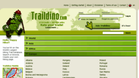 What Traildino.fr website looked like in 2017 (6 years ago)