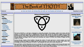 What The-book-of-thoth.com website looked like in 2017 (6 years ago)