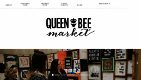 What Thequeenbeemarket.com website looked like in 2017 (6 years ago)
