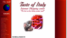 What Tasteofitaly.com website looked like in 2017 (6 years ago)