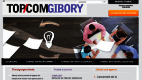 What Topcomgibory.fr website looked like in 2017 (6 years ago)