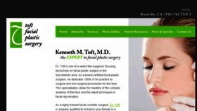 What Toftfacialsurgery.com website looked like in 2017 (6 years ago)