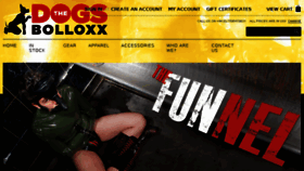 What Thedogsbolloxx.co.uk website looked like in 2017 (6 years ago)