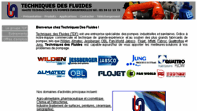 What Techniquesfluides.fr website looked like in 2017 (6 years ago)