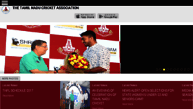 What Tnca.cricket website looked like in 2017 (6 years ago)