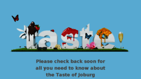 What Tasteofjoburg.com website looked like in 2017 (6 years ago)